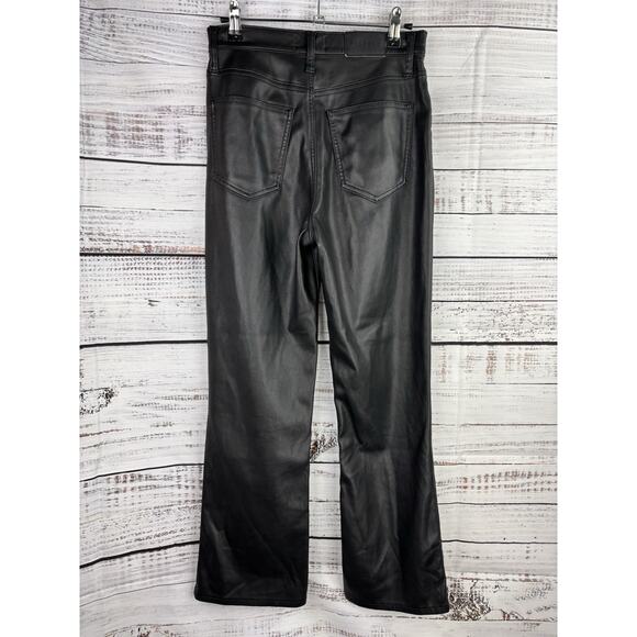 PISTOLA Lennon High Rise Cropped Boot Pant Vegan Faux Leather Size 26 Revolve - Picture 9 of 12